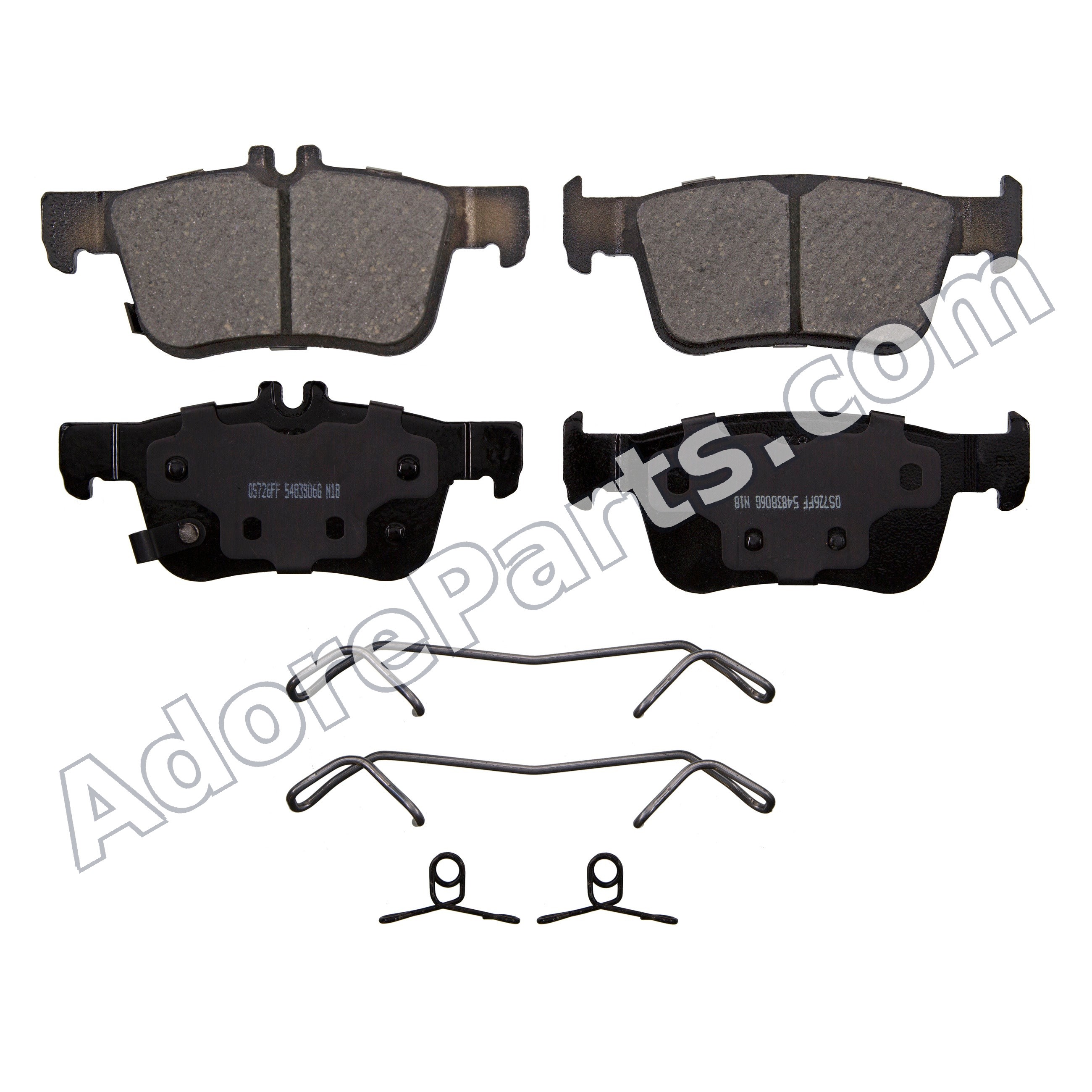 Wagner QuickStop ZD1878 Rear Ceramic Brake Pads — Honda Accord/Civic, Acura RDX
