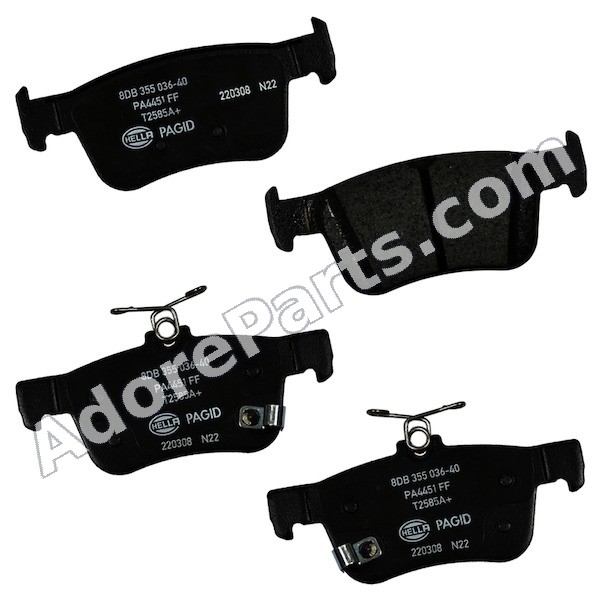 Pagid 355036401 Rear Ceramic Brake Pads — Honda Accord/Civic, Acura Integra/RDX