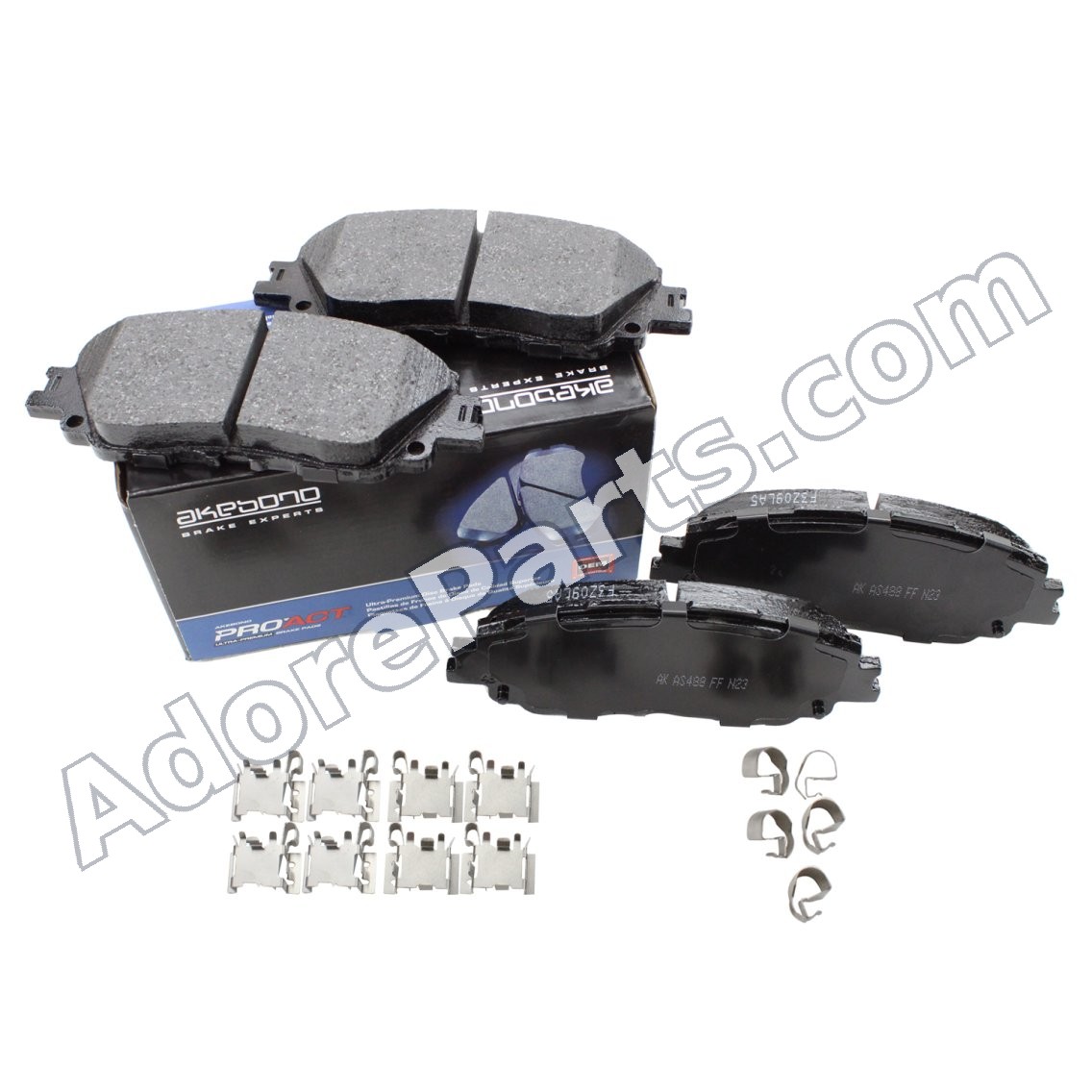 Akebono ProACT ACT2076 Front Ceramic Brake Pads — Toyota Camry / RAV4 / Lexus ES