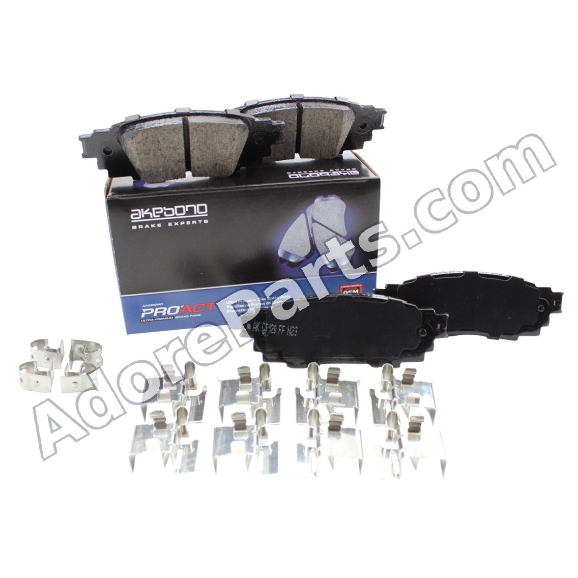 Akebono ProACT ACT1879 Rear Ceramic Brake Pads — Toyota Camry / RAV4 / Lexus ES, RX, NX, UX