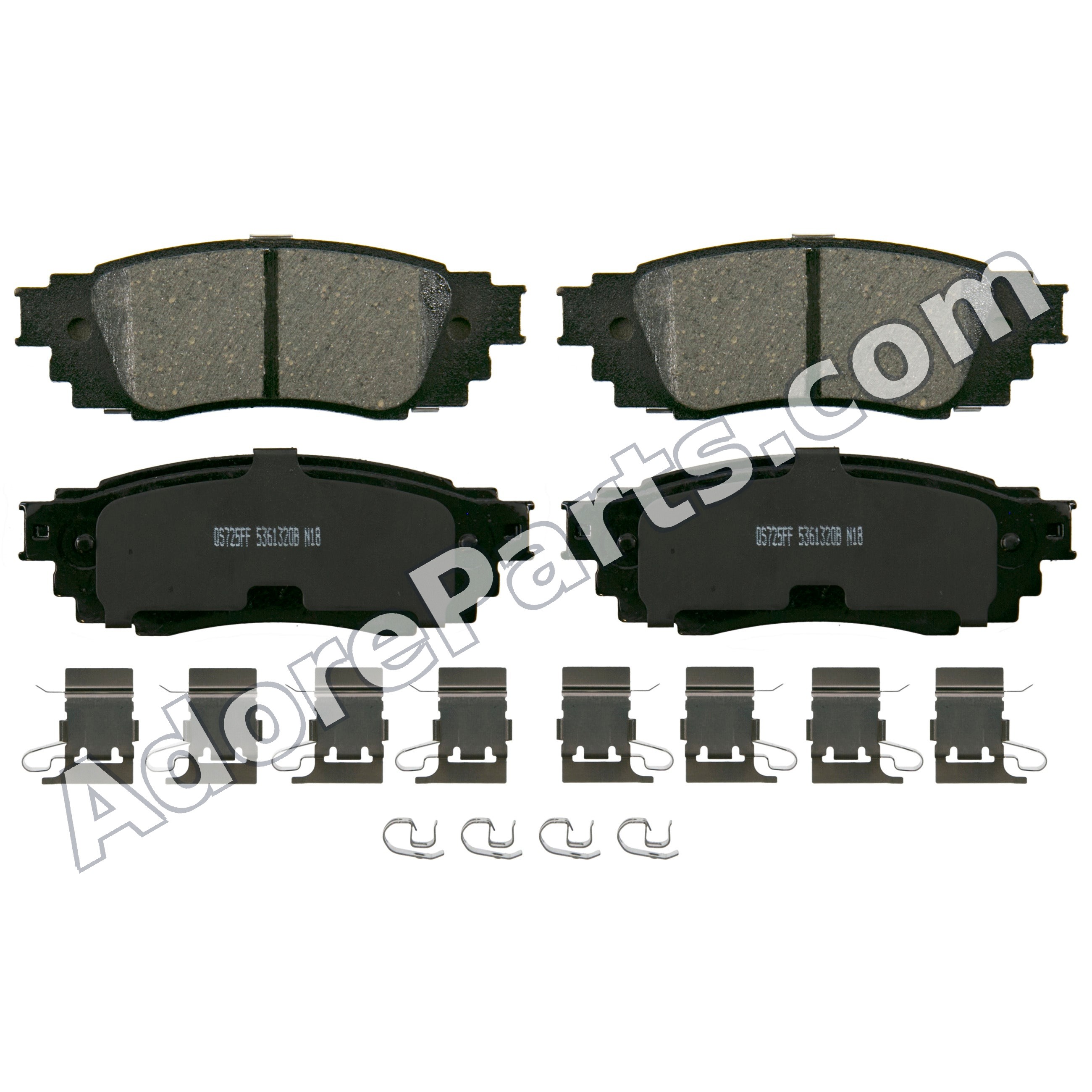 Wagner QuickStop ZD1879A Rear Ceramic Brake Pads — Toyota Camry / RAV4 / Lexus ES, RX, UX