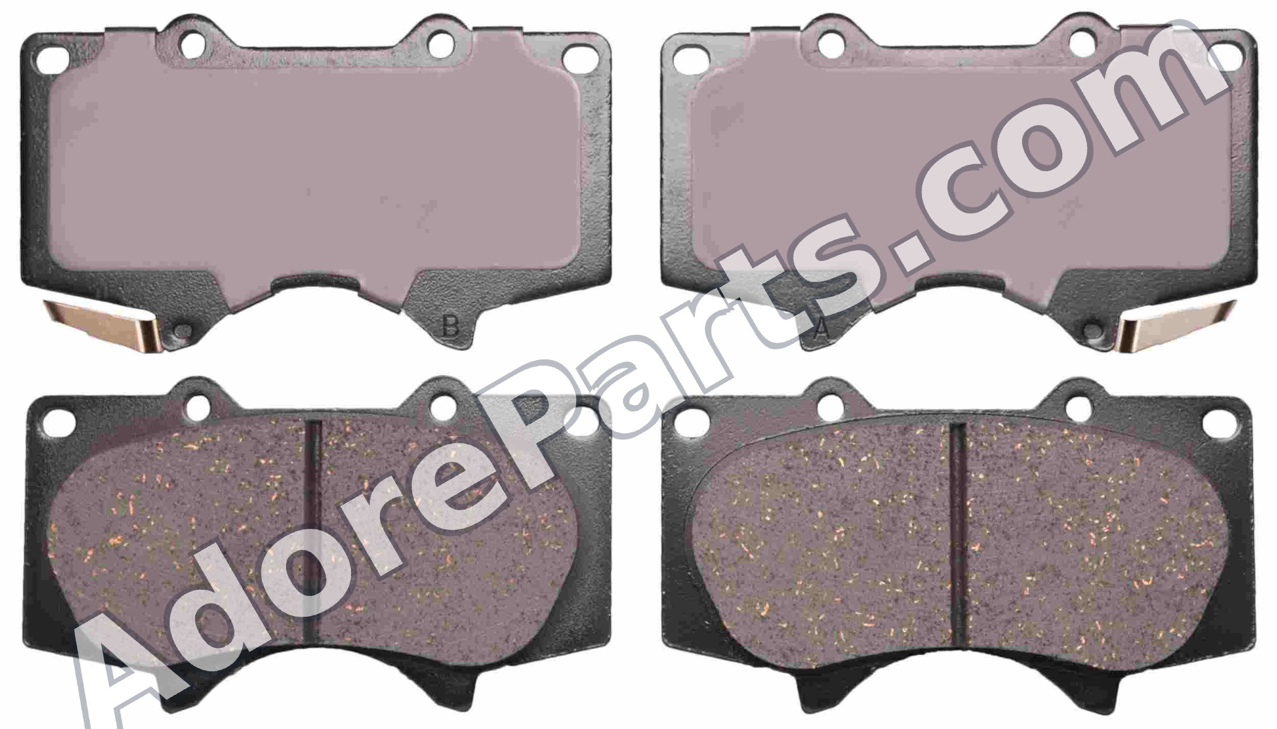 Advics Ultra-Premium Ceramic Brake Pads AD0976 — Front