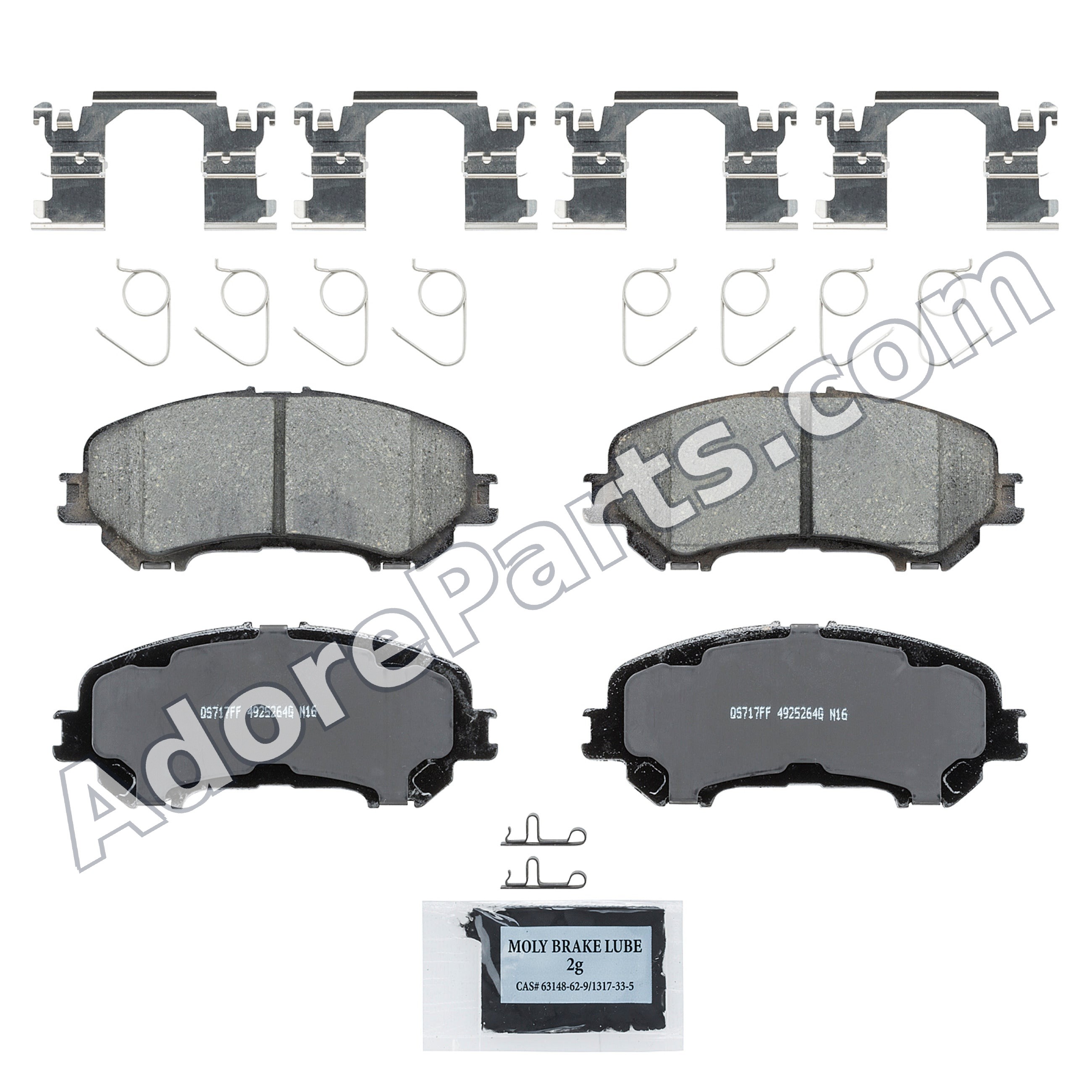 Wagner QuickStop Ceramic Brake Pads ZD1737 — Front