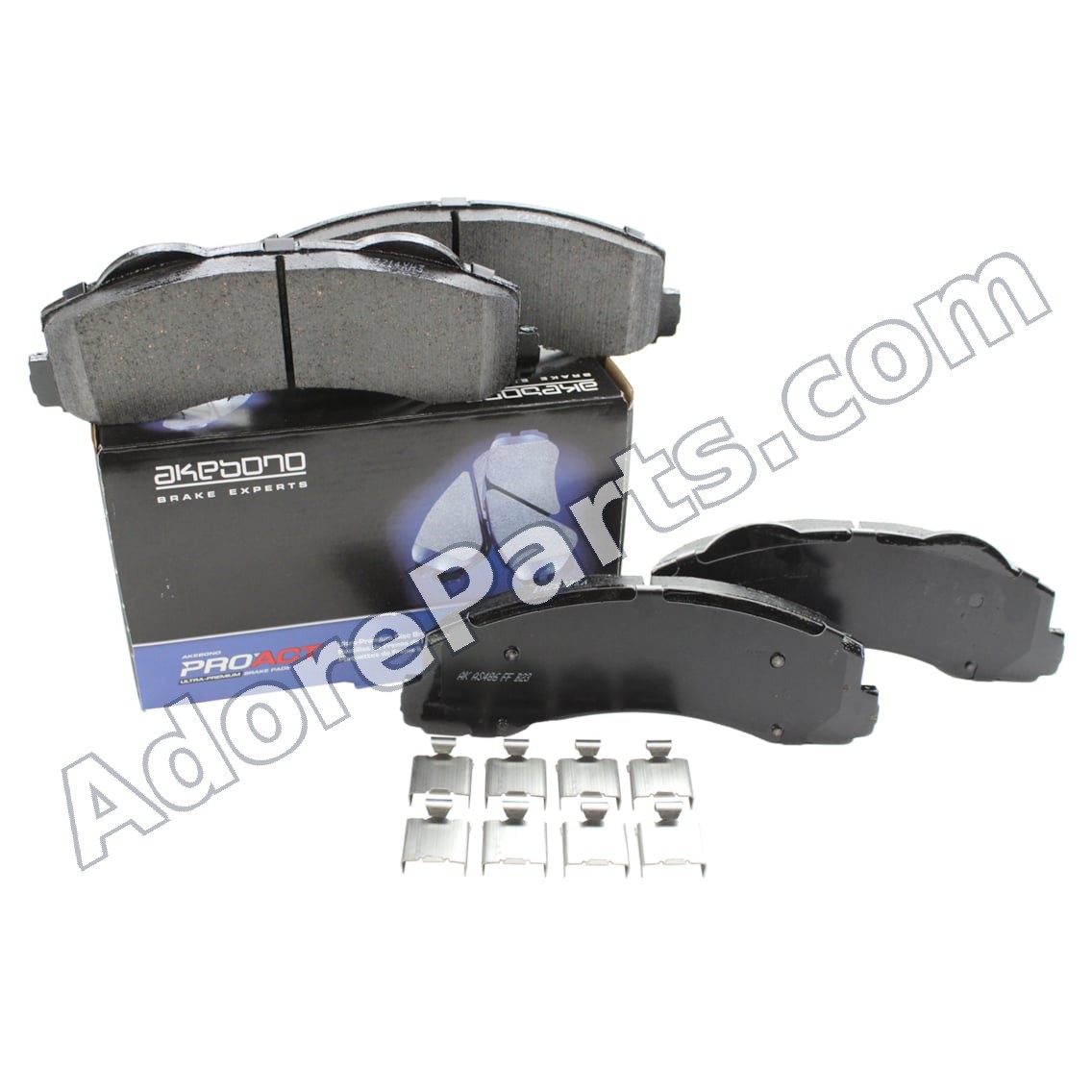 Akebono ProACT Ceramic Brake Pads ACT1414 — Front