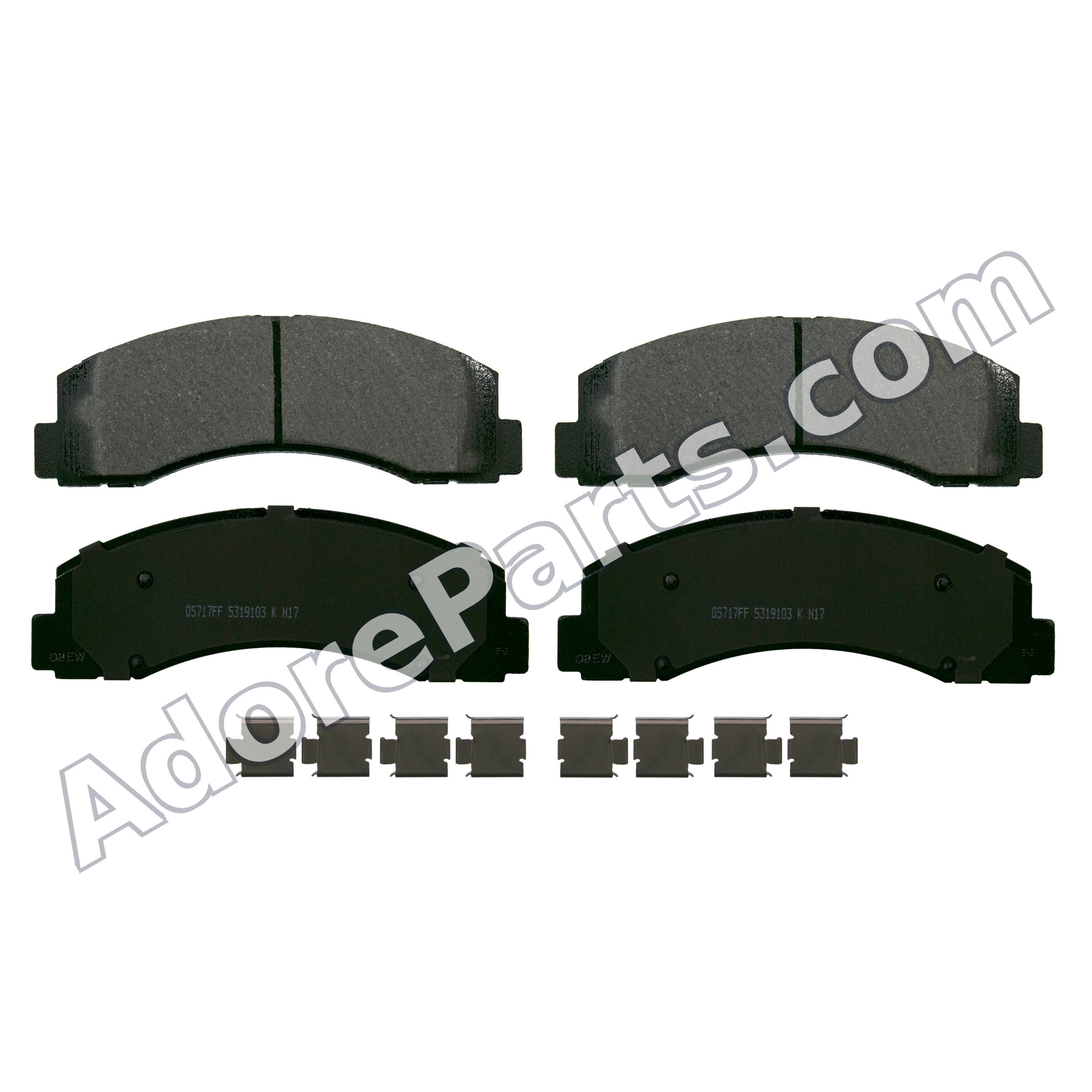 Wagner QuickStop Ceramic Brake Pads ZD2087 — Front