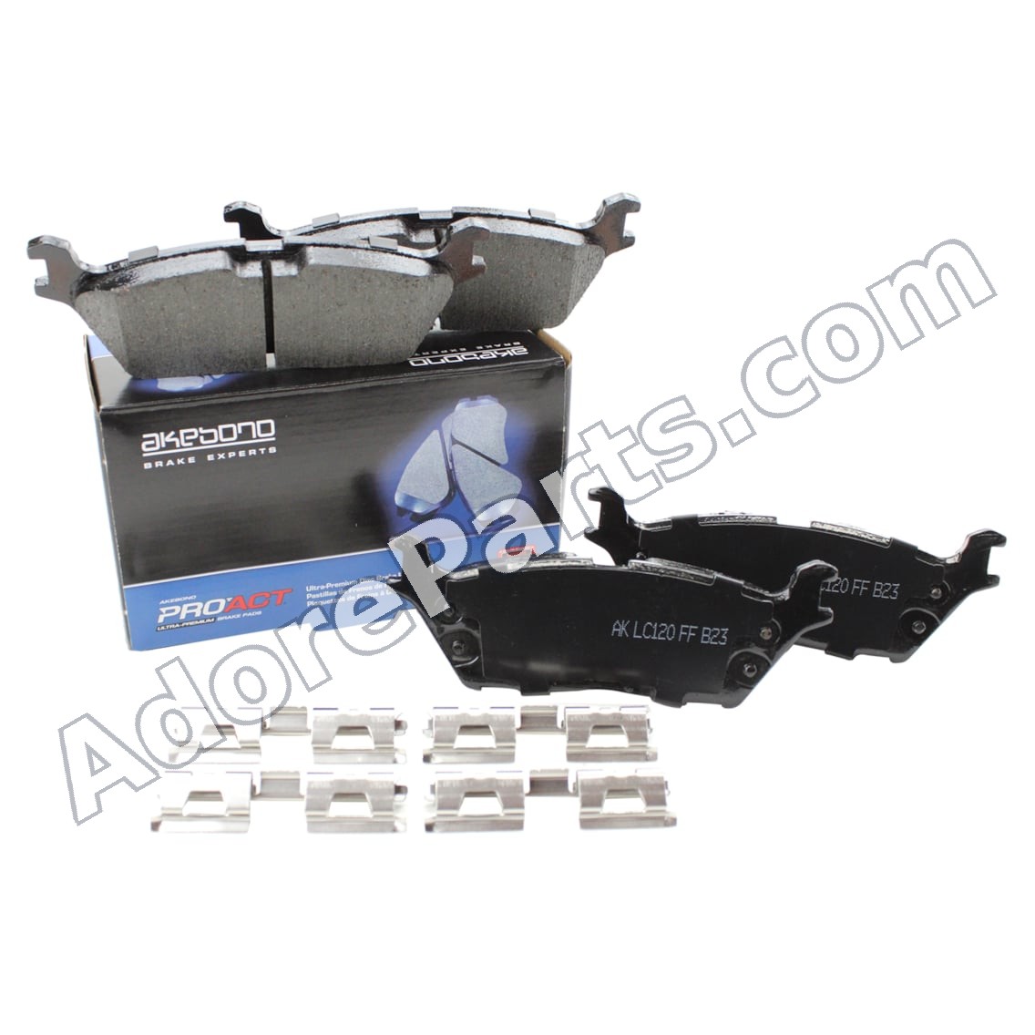 Akebono ProACT Ceramic Brake Pads ACT1790 — Rear