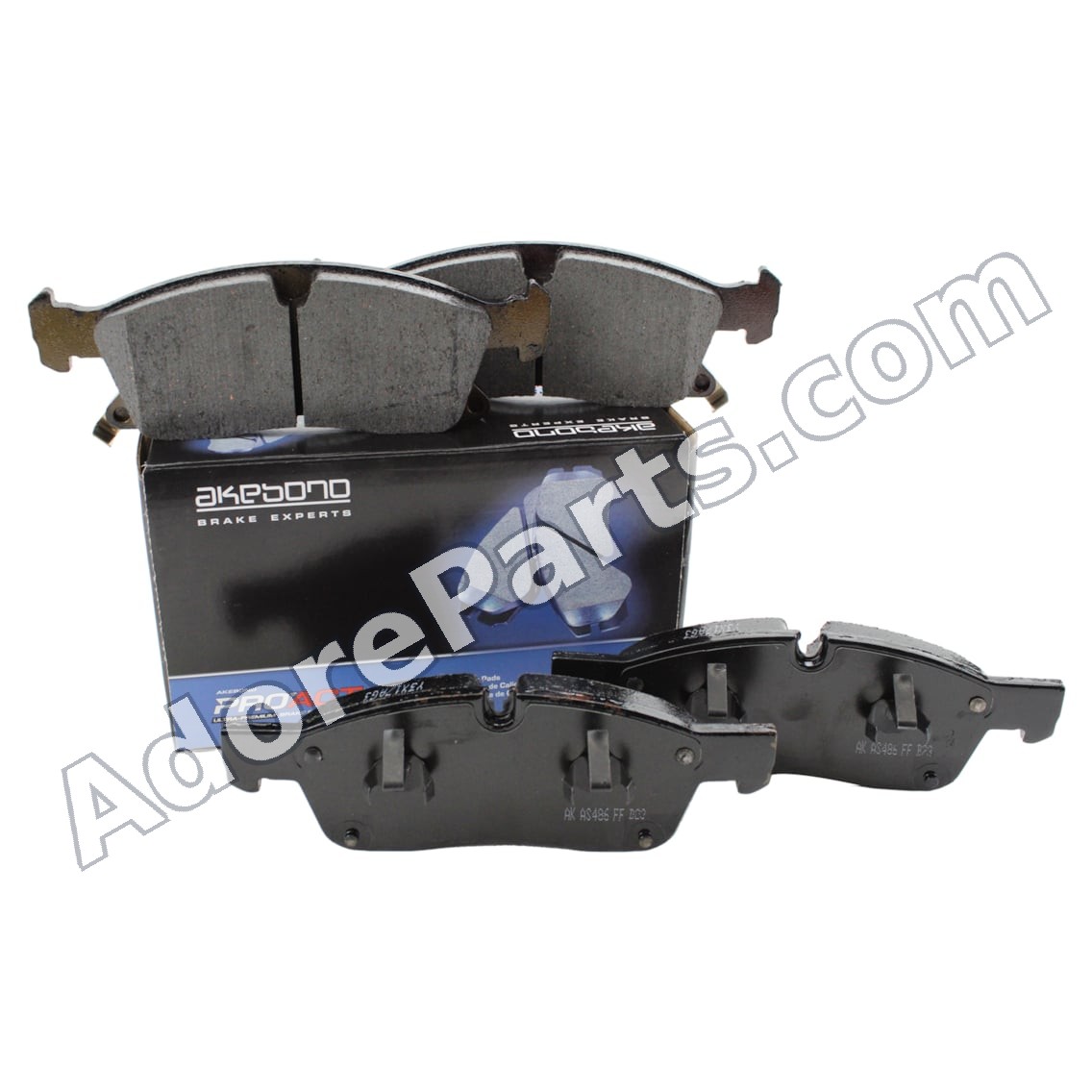Akebono ProACT ACT1629A Ceramic Brake Pad Set — Front (Grand Cherokee WK2/Durango)