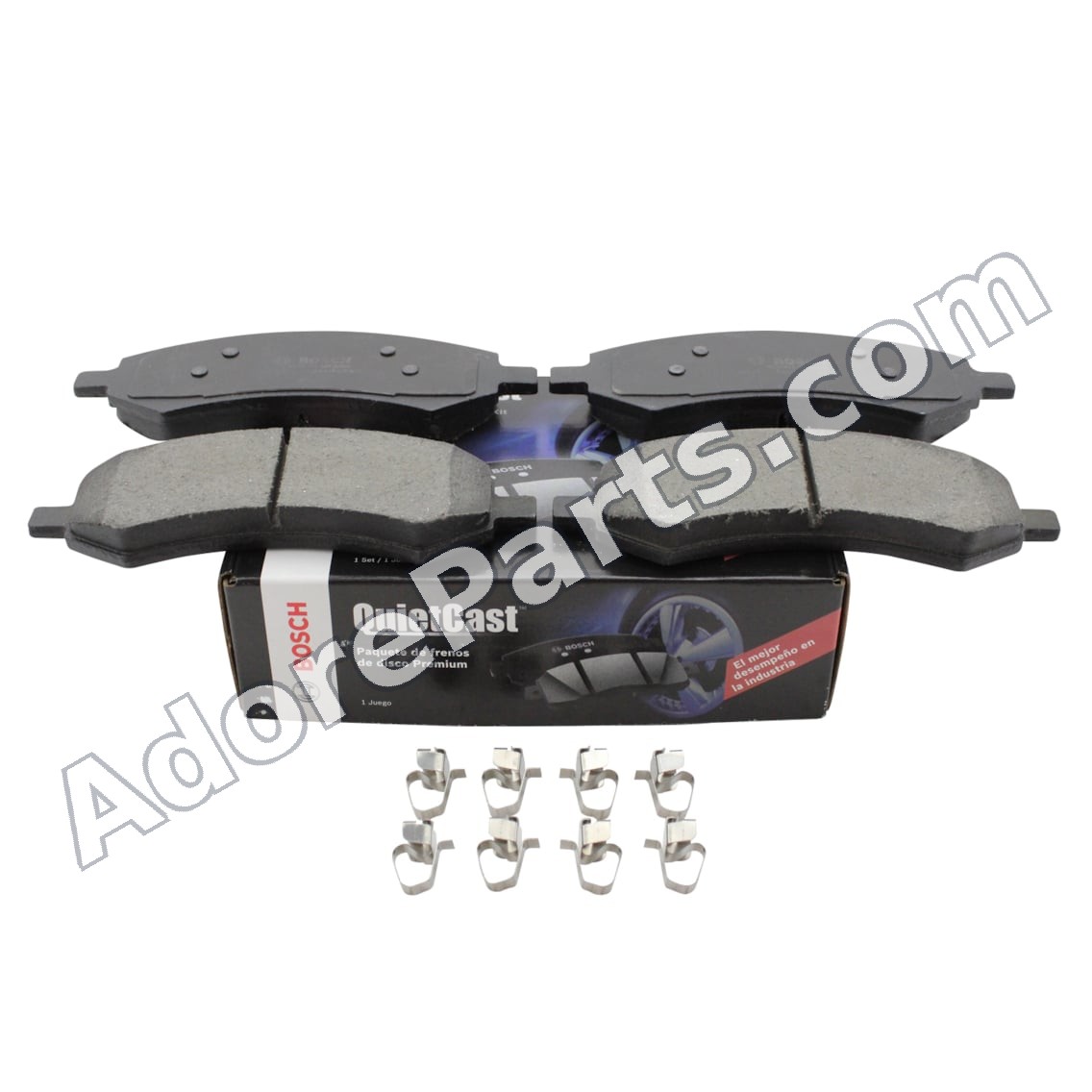 Bosch QuietCast BC1084 Ceramic Brake Pad Set — Front (Ram 1500 Classic/DS Dakota/Durango/Aspen)