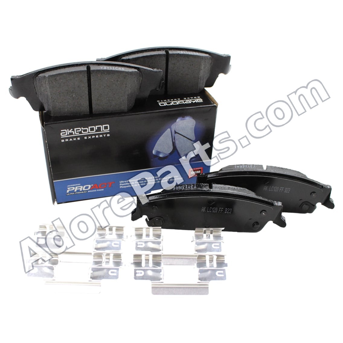 Akebono ProACT ACT1707 Ceramic Brake Pad Set — Rear (Silverado/Sierra 1500/Tahoe/Suburban/Yukon/Escalade)