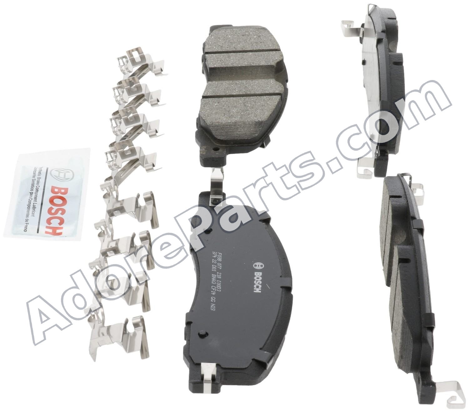 Bosch QuietCast Ceramic Front Brake Pad Set BC2230 — Ford Explorer / Lincoln Aviator