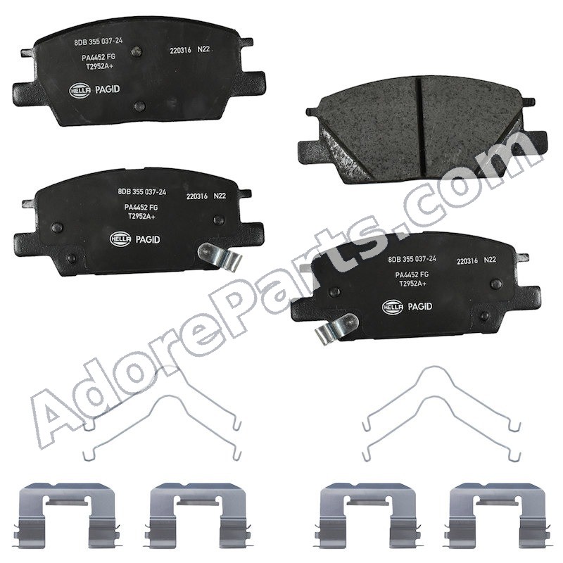 Pagid Ceramic Front Brake Pad Set 355037241 — Chevy Equinox / GMC Terrain 1.5L