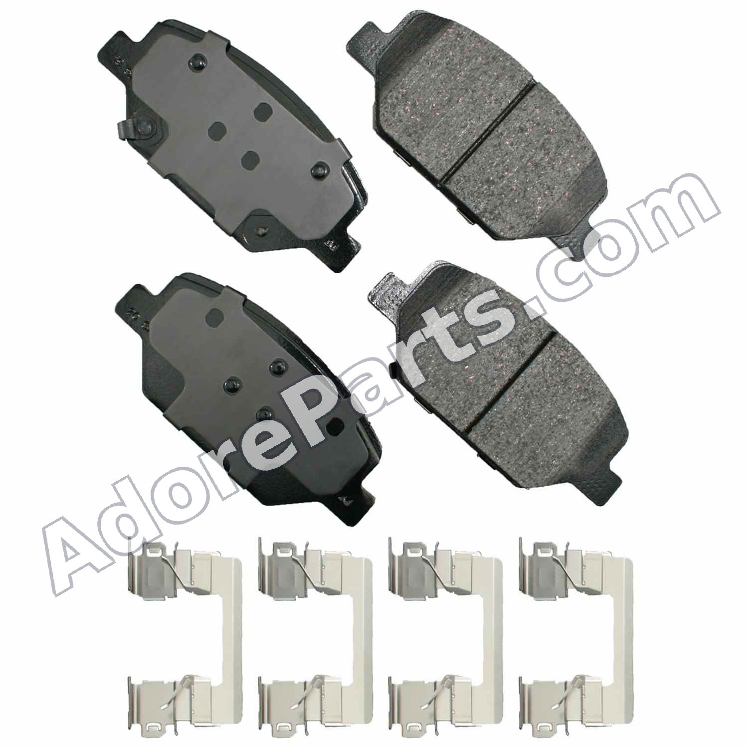 Akebono ProACT Ceramic Front Brake Pad Set ACT1886 — Chevy Camaro / Equinox 2.0L