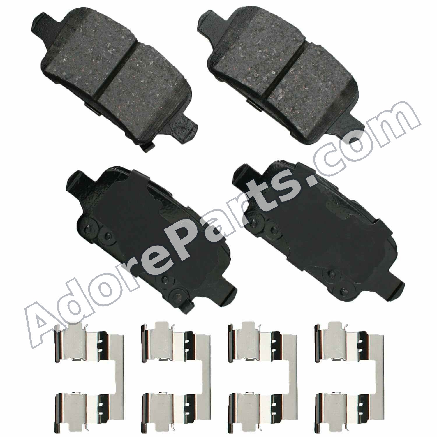 Akebono ProACT Ceramic Rear Brake Pad Set ACT1857 — Chevy Bolt EV / Cruze / Volt
