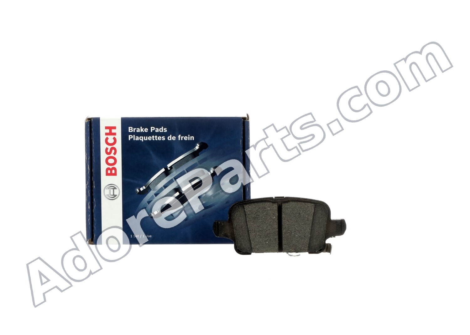 Bosch Blue Ceramic Rear Brake Pad Set BE1857H — Chevy Bolt EV / Cruze / Volt