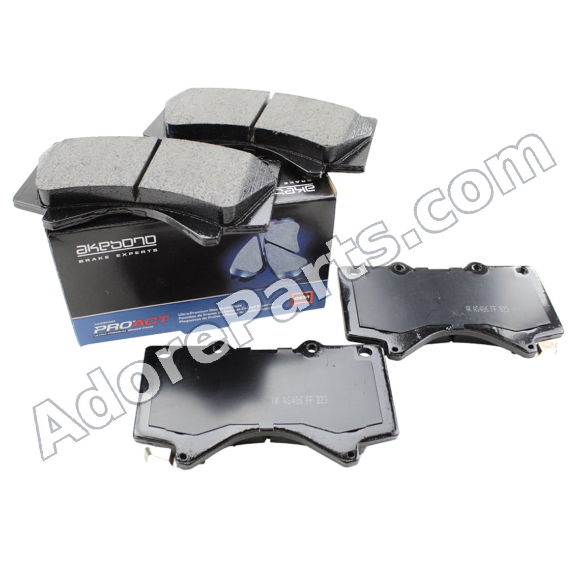 Akebono ACT1303 Ceramic Brake Pad Set - Front