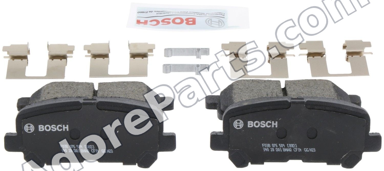 Bosch BC1281 Ceramic Brake Pad Set - Rear