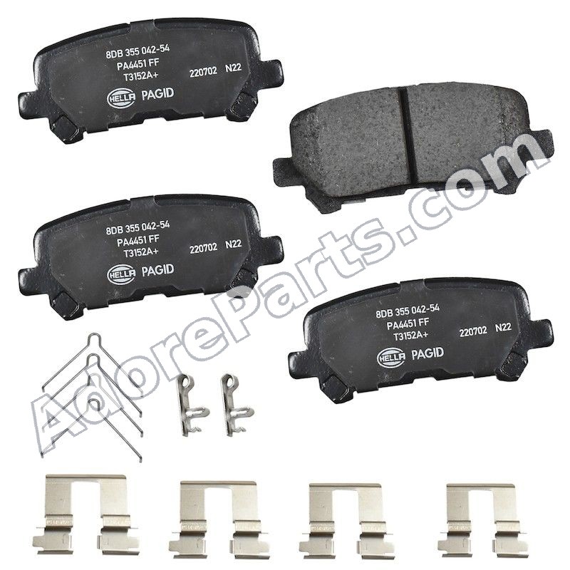 Pagid 355042541 Ceramic Brake Pad Set - Rear