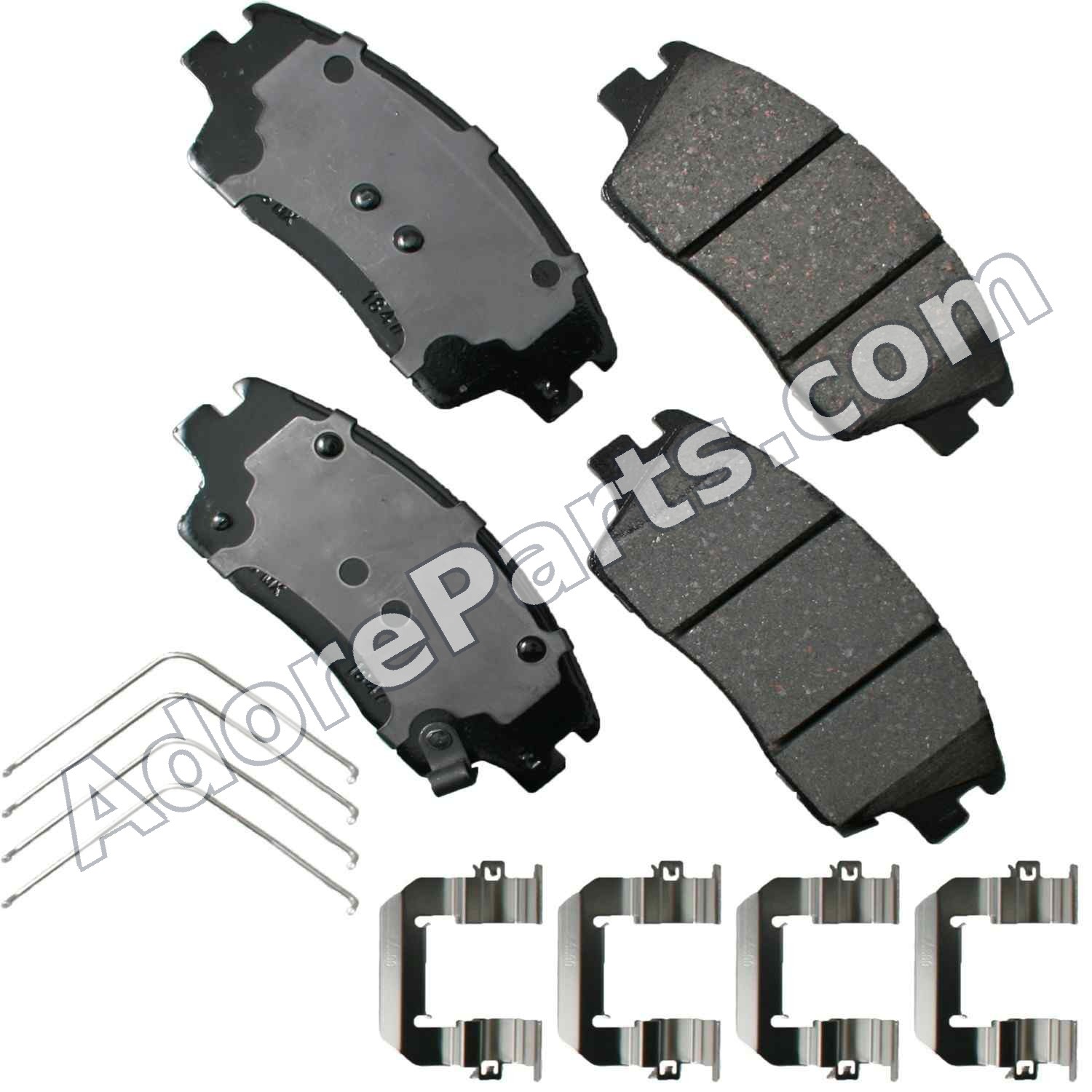 Akebono ProACT Ceramic Brake Pads ACT1847 — Front — Hyundai Tucson / Kia Sportage / Elantra Sport