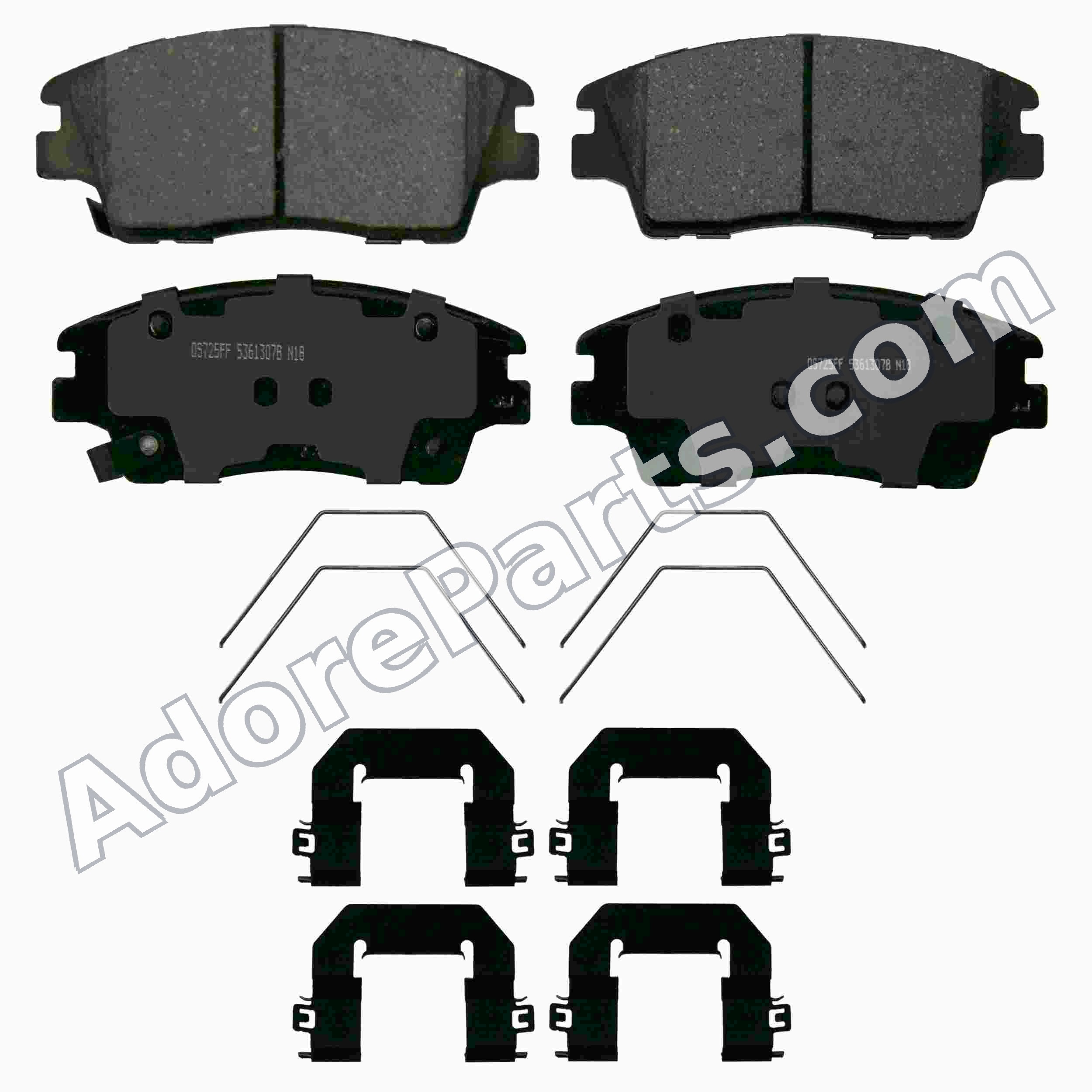 Wagner QuickStop Ceramic Brake Pads ZD1847 — Front — Hyundai Tucson / Kia Sportage / Elantra Sport