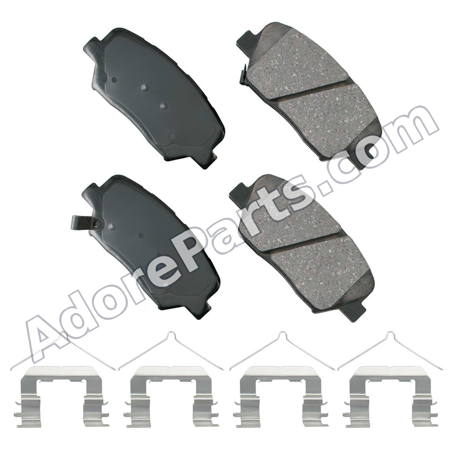 Akebono ProACT Ceramic Brake Pads ACT1815 — Front — Kia Sorento / Hyundai Santa Fe Sport
