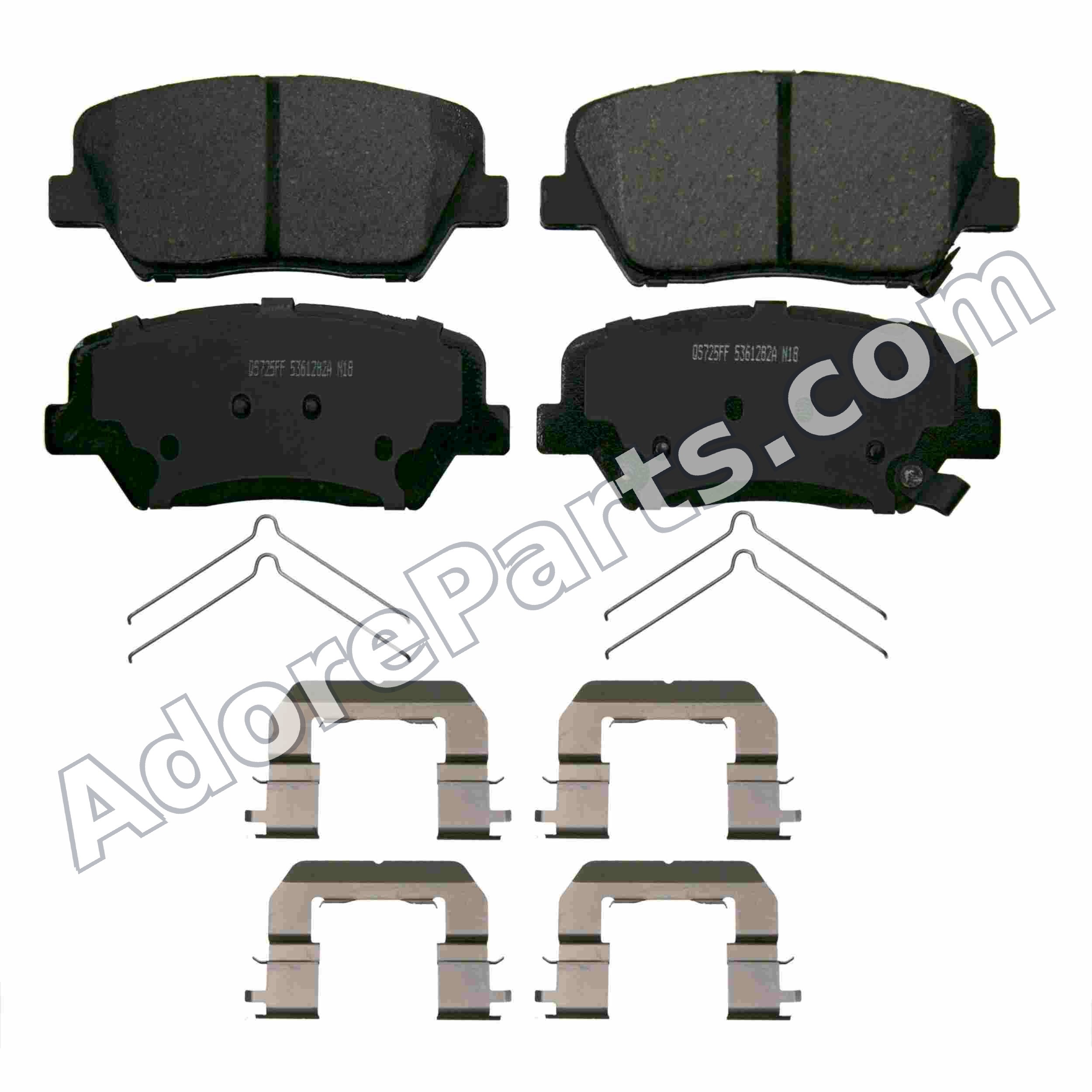 Wagner QuickStop Ceramic Brake Pads ZD1815 — Front — Kia Sorento / Hyundai Santa Fe Sport / Nexo