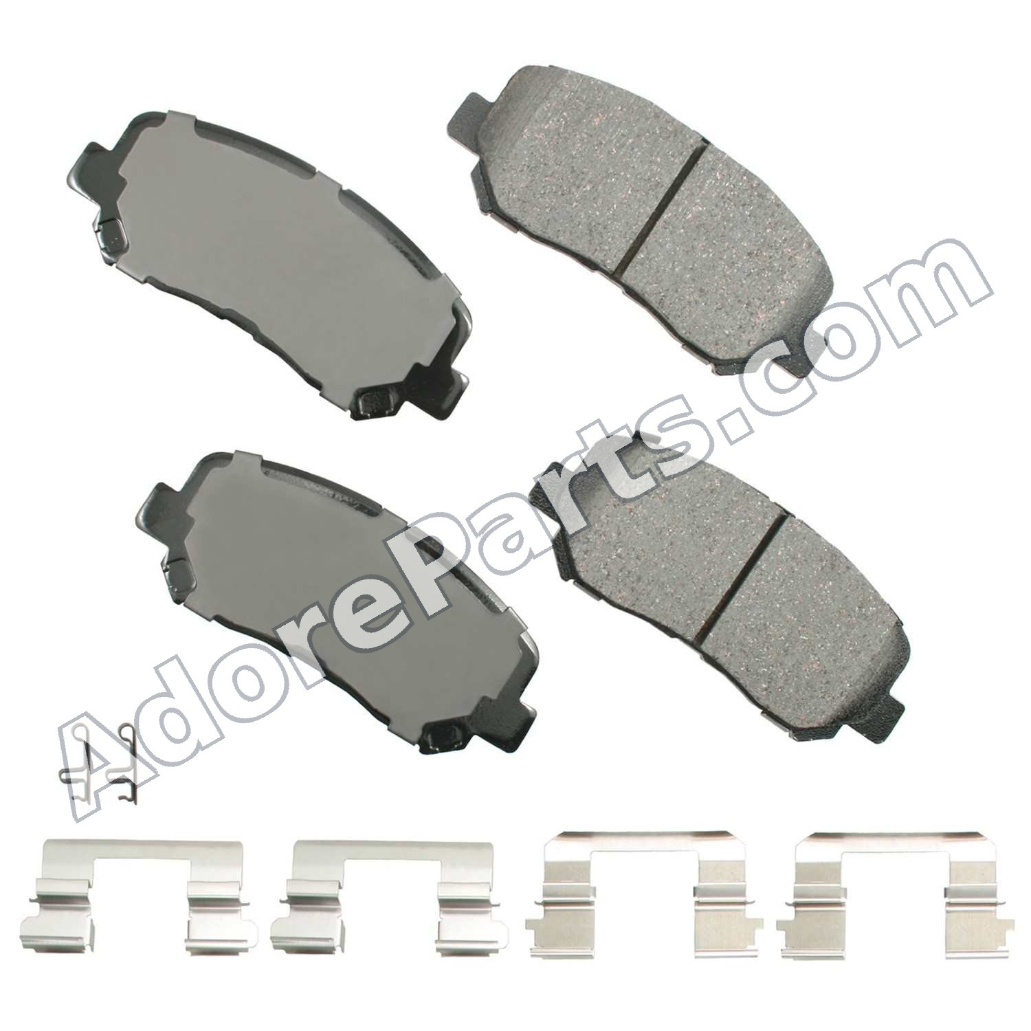 Akebono ProACT Ceramic Brake Pads ACT1623 — Front — Mazda CX-5 / Jeep Cherokee