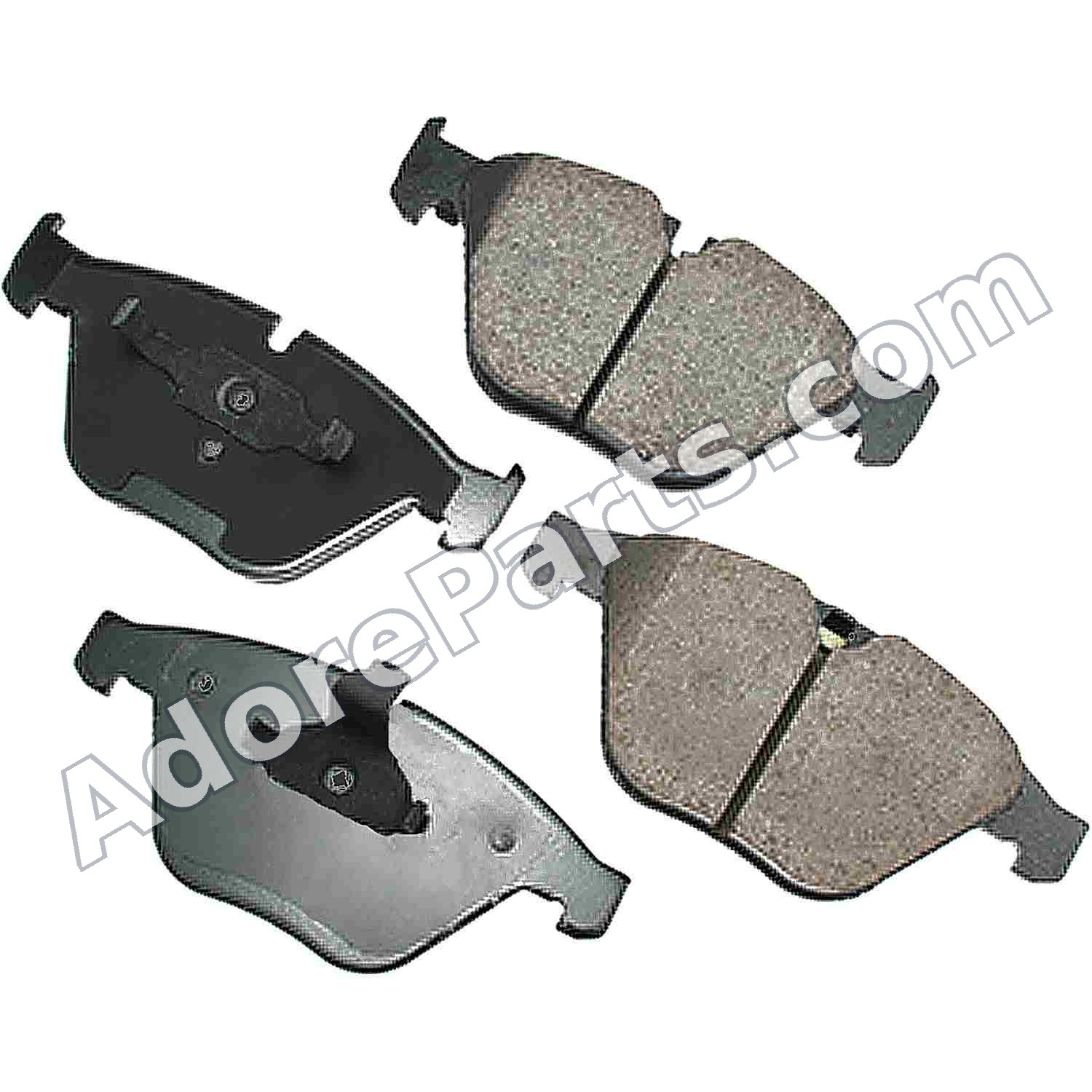 Akebono EUR918 Front Brake Pad Set