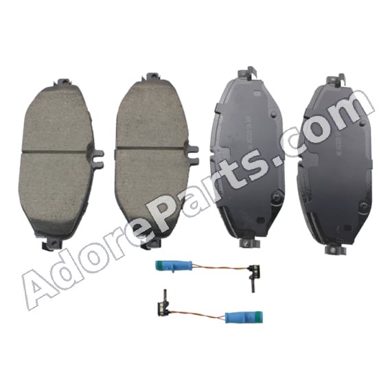 Akebono EURO Ultra-Premium Ceramic Front Brake Pads — Mercedes-Benz C300 / E300 Base (Lucas Caliper)