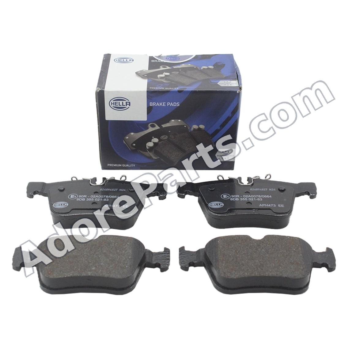 Pagid Low-Met Rear Brake Pads — Mercedes-Benz W205 C-Class (Teves Caliper)