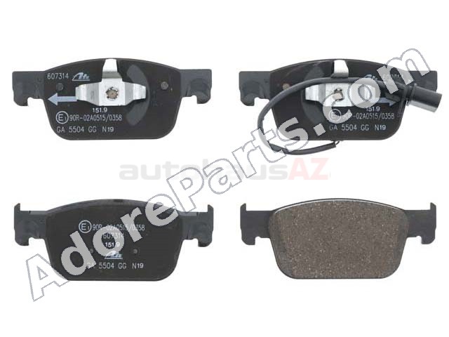ATE Original Semi-Metallic Front Brake Pads 607314 — Audi A4/A5 B9 (Base 314mm)