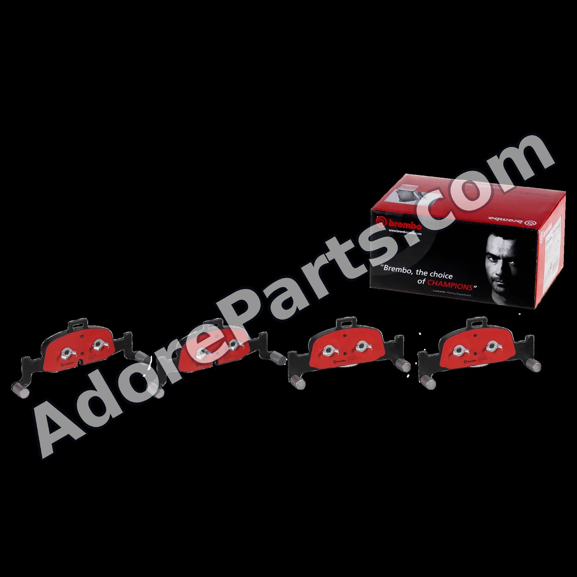 Brembo PRIME Low-Metallic Front Brake Pads P85164 — Audi A4-A7/Q5/S4-S7/SQ5 (Base 338mm)