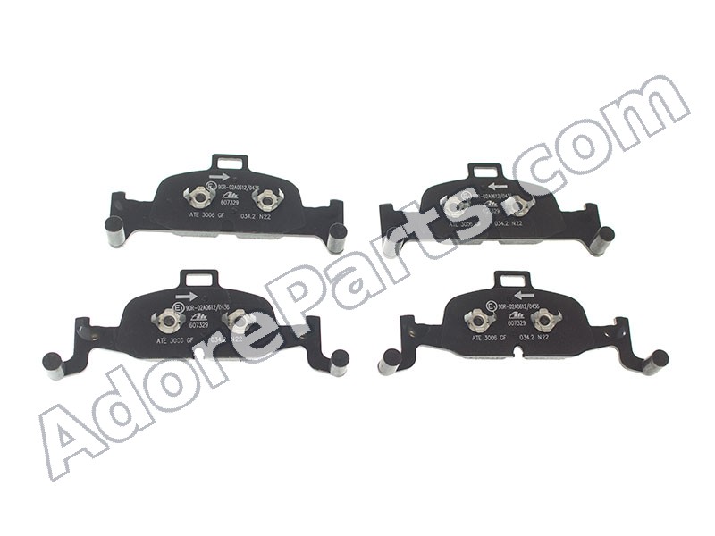 ATE Original Semi-Metallic Front Brake Pads 607329 — Audi A4-A6/Q5 (Base 338mm)
