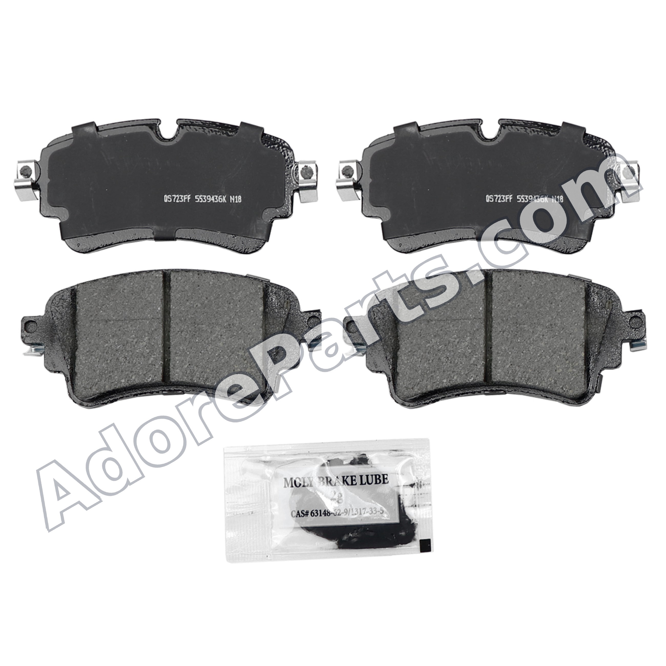 Wagner QuickStop Ceramic Rear Brake Pads ZD1898 — Audi B9 (A4-A6/Q5/Q7/S4-SQ5/RS5)