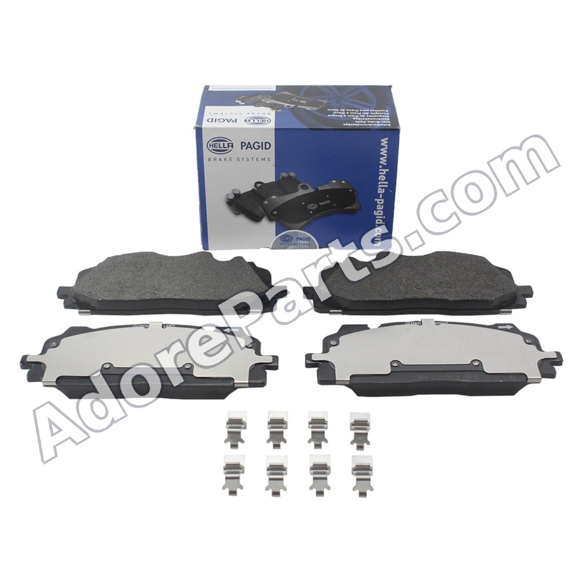 Pagid Low-Metallic Front Brake Pads 355021641 — Audi 6-Pot Big Brake (A6-A8/Q5-Q8/S-SQ-RS3)