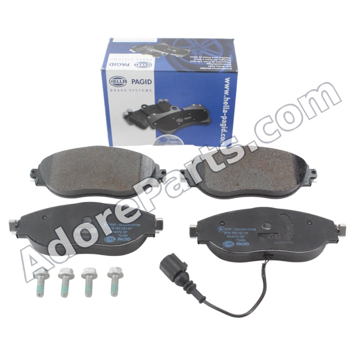 Pagid Low-Metallic Front Brake Pads 355021971 — Hot MQB (GTI/Golf R/S3/Jetta GLI)