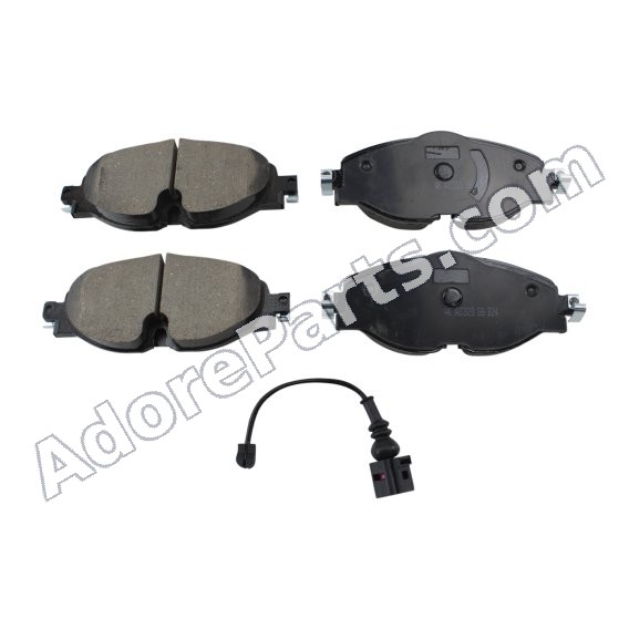 Akebono EURO Ultra-Premium Ceramic Front Brake Pads EUR1760 — MQB Base 312mm (Golf/Jetta/A3/TT/Arteon)