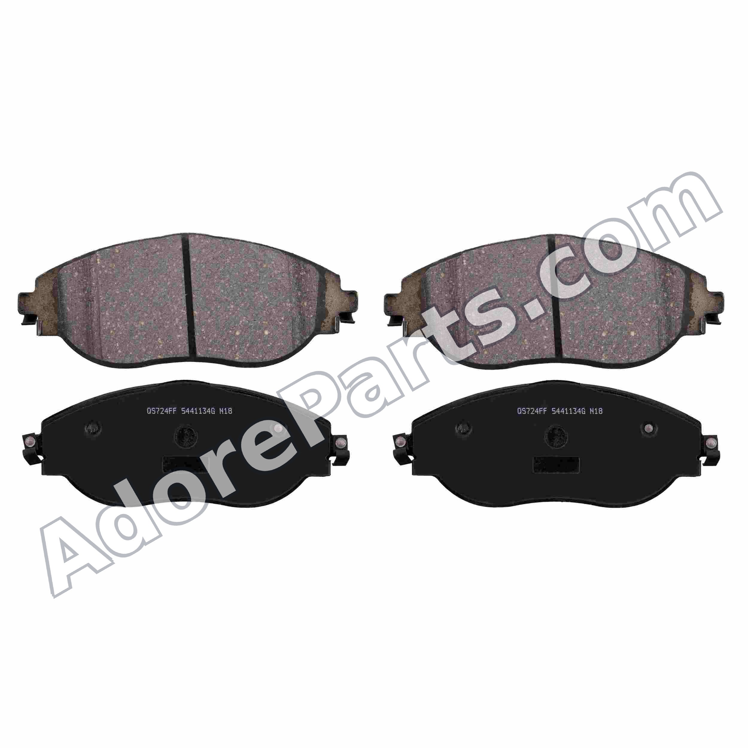 Wagner QuickStop Ceramic Front Brake Pads ZD1633A — MQB (Tiguan Mk2/Arteon/Q3/GTI 22+/Jetta)