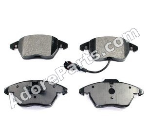DuraGo Pronto Semi-Metallic Front Brake Pads BP1107AMS — VW/Audi/Seat/Peugeot Compact