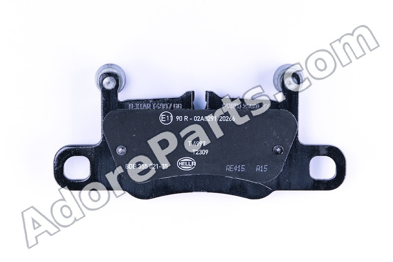 Pagid Low-Met Rear Brake Pads 355021351 — Porsche 911 991/992 Carrera S/4S/GTS