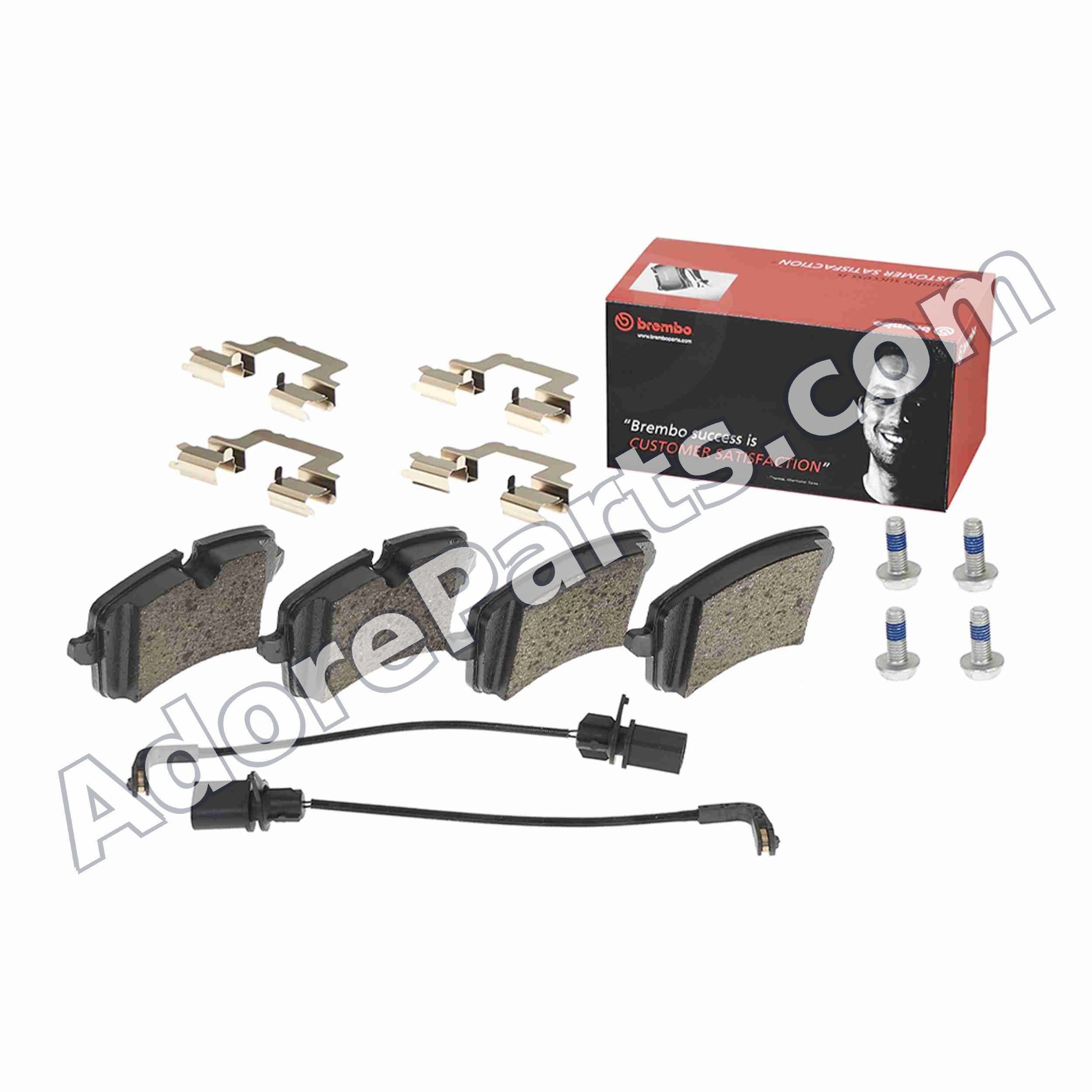 Brembo PRIME Low-Met Rear Brake Pads P85119 — Audi A6/A7/S6/S7/RS7 (C7) + Porsche Macan