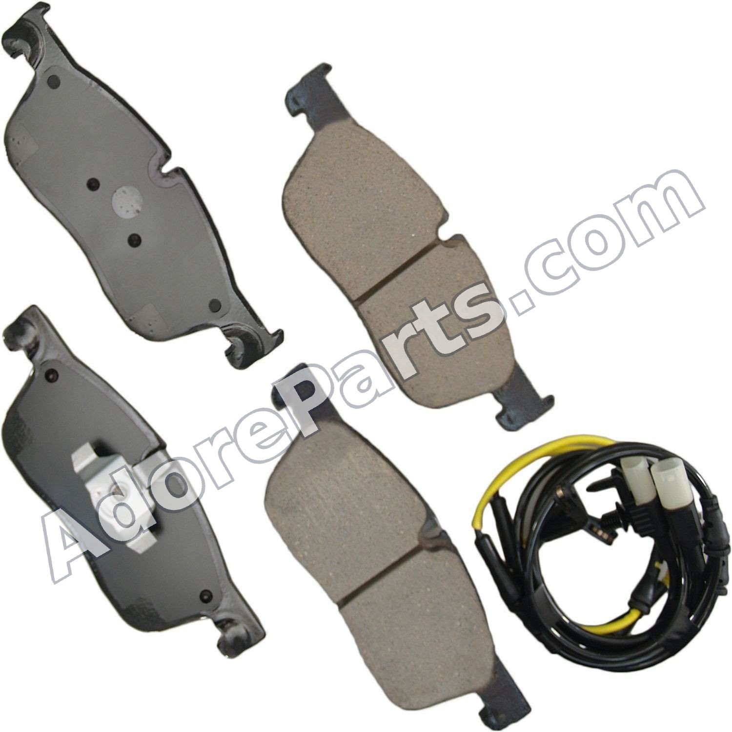 Jaguar 2.0L / Land Rover Front Brake Pad Set (Pad B) - Akebono EURO EUR1838A