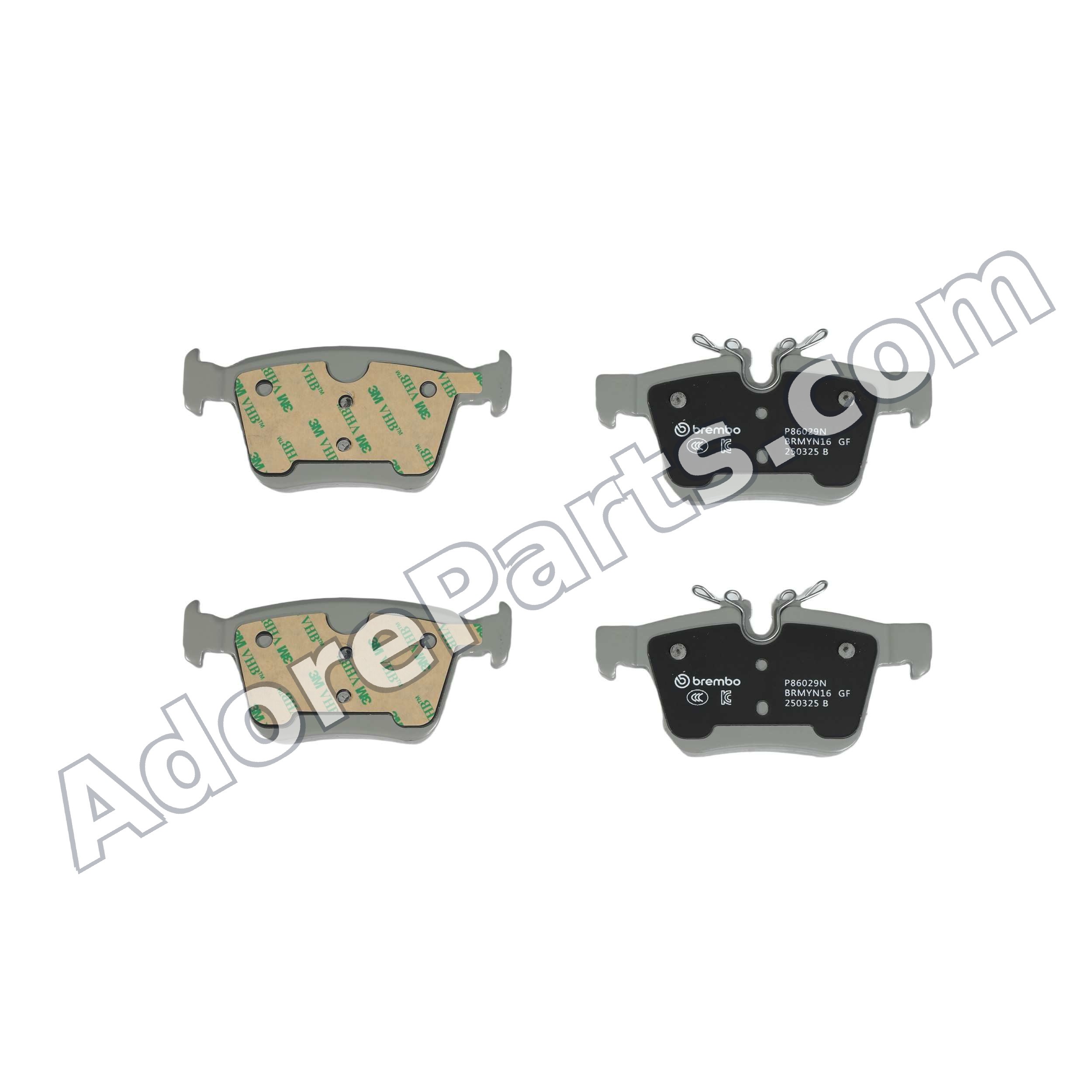JLR / Volvo / Polestar / Alfa Shared Rear Brake Pad Set - Brembo PRIME P86029N