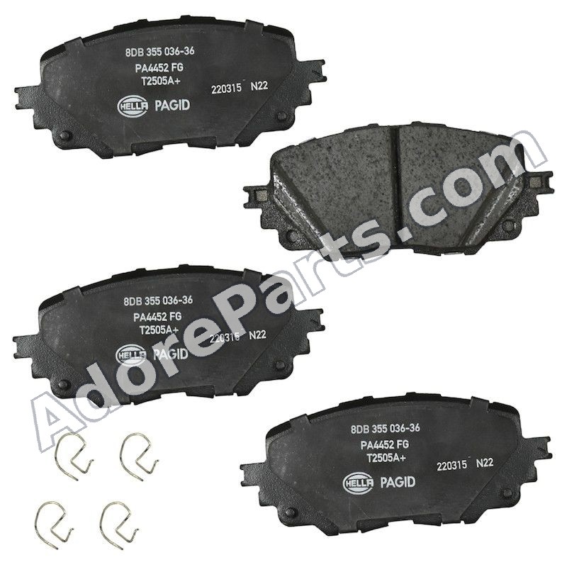 Pagid Ceramic Brake Pads – Front – Fiat 124 Spider / Mazda MX-5 Miata (Base)