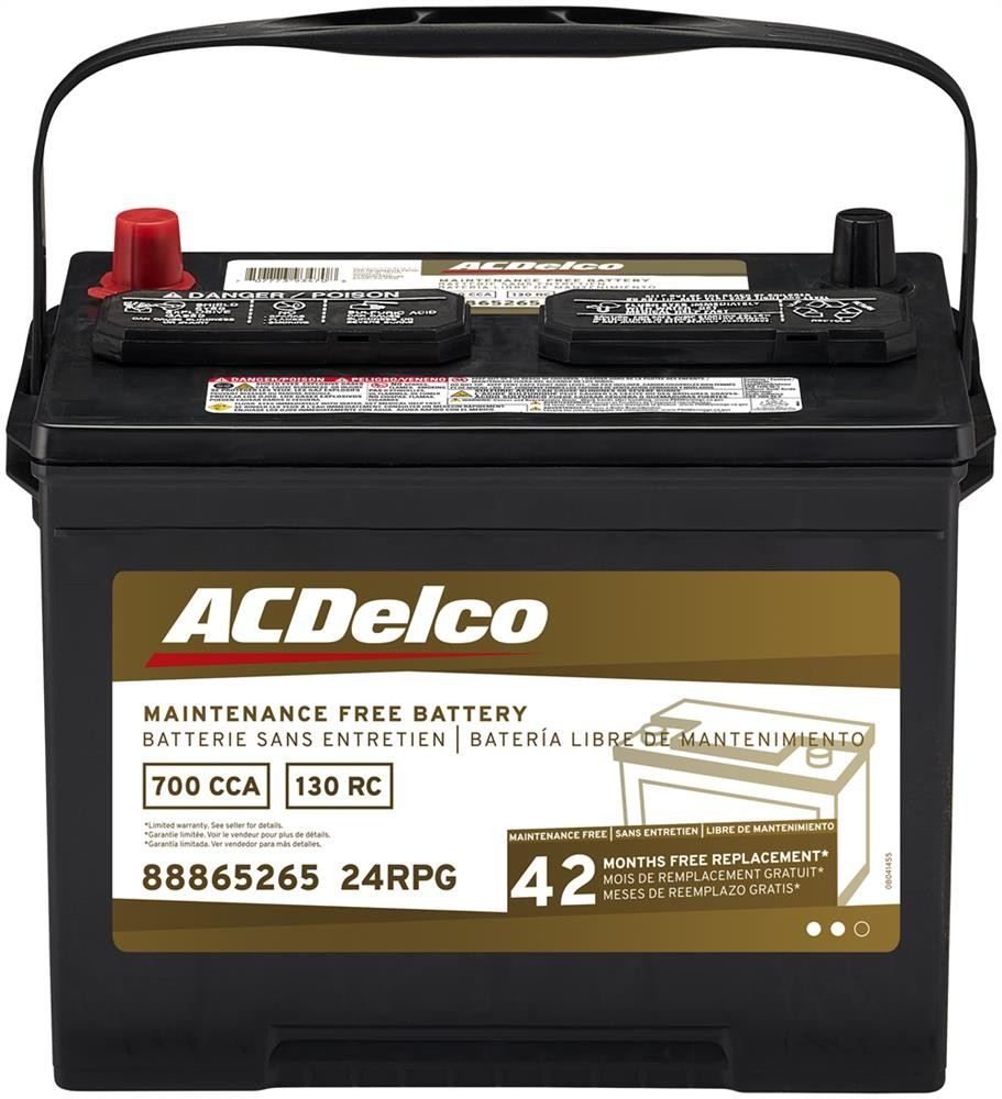 A.C. Delco 24RPG (Batteries) Gold BCI Group 24R Battery