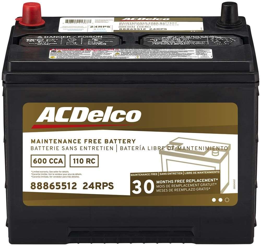 A.C. Delco 24RPS (Batteries) Silver BCI Group 24 Battery