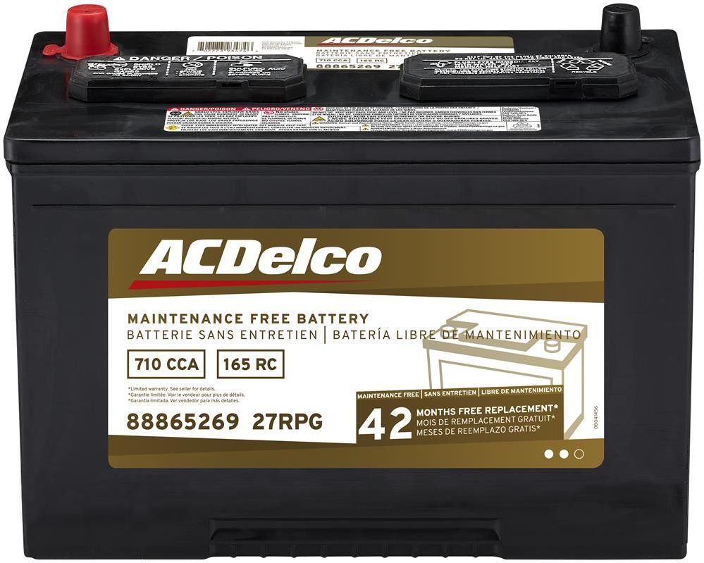A.C. Delco 27RPG (Batteries) Gold BCI Group 27R Battery