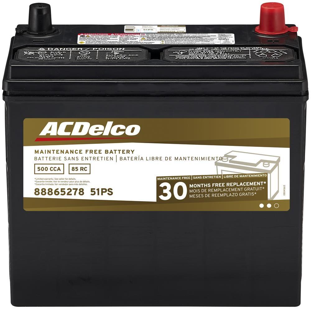 A.C. Delco 51PS (Batteries) Silver BCI Group 51 Battery