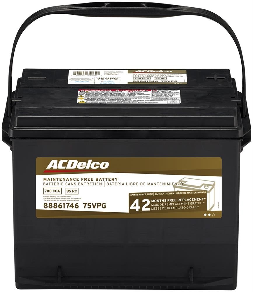 A.C. Delco 75VPG (Batteries) Gold BCI Group 75 Battery
