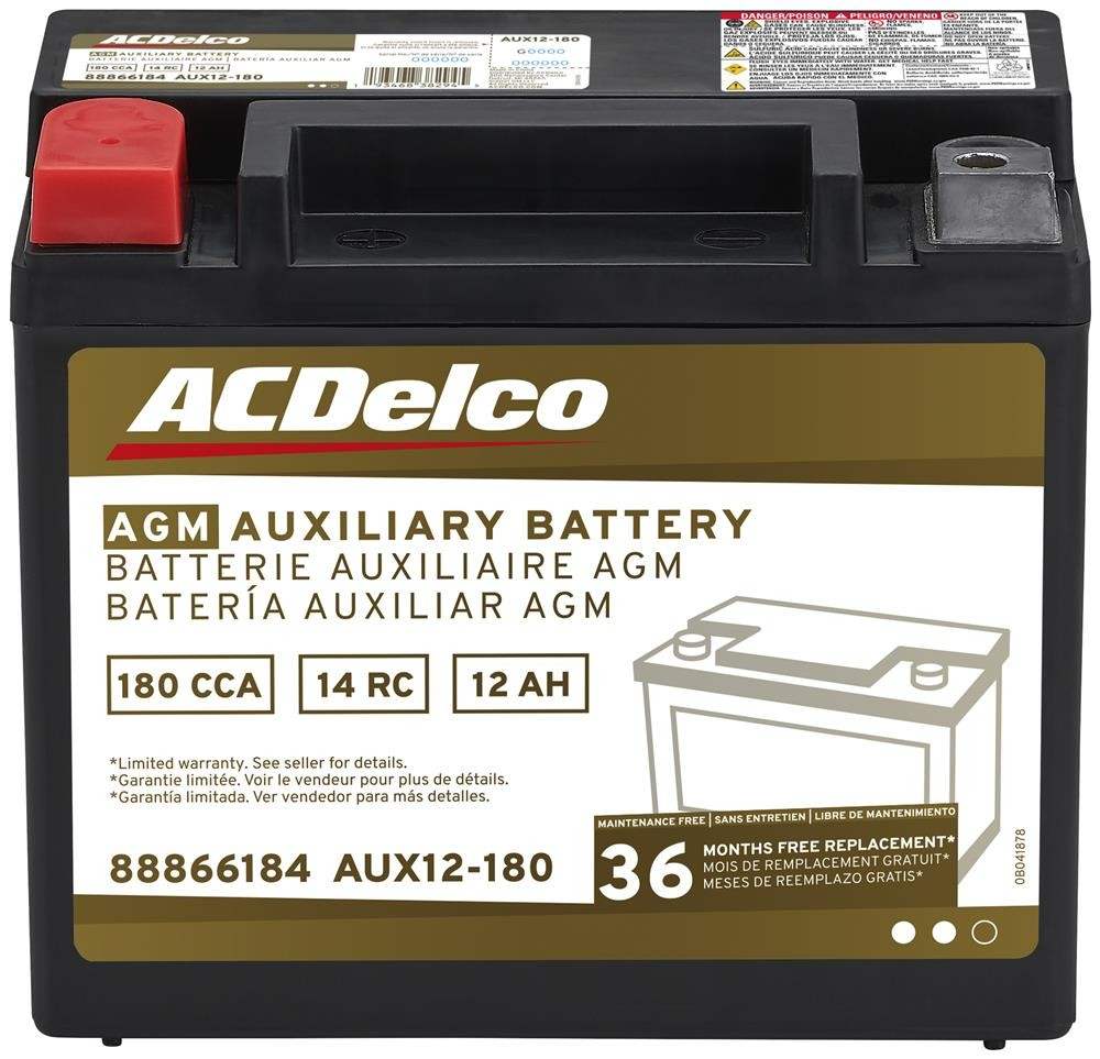 A.C. Delco AUX12-180 (Batteries) Battery Asm