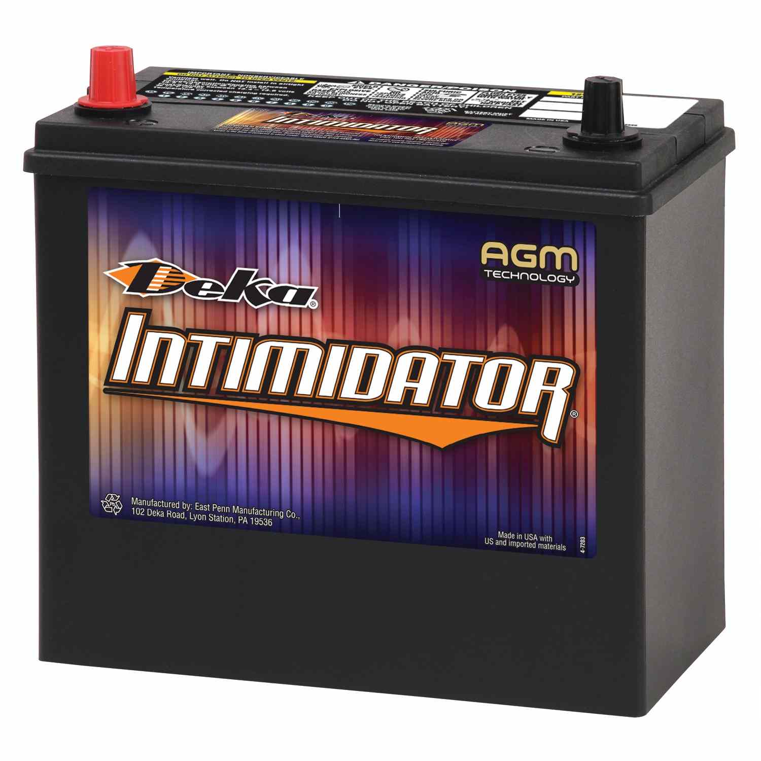 Deka Battery 9A51P 12 Volt AGM Sealed Valve Regulated Non-Spillable